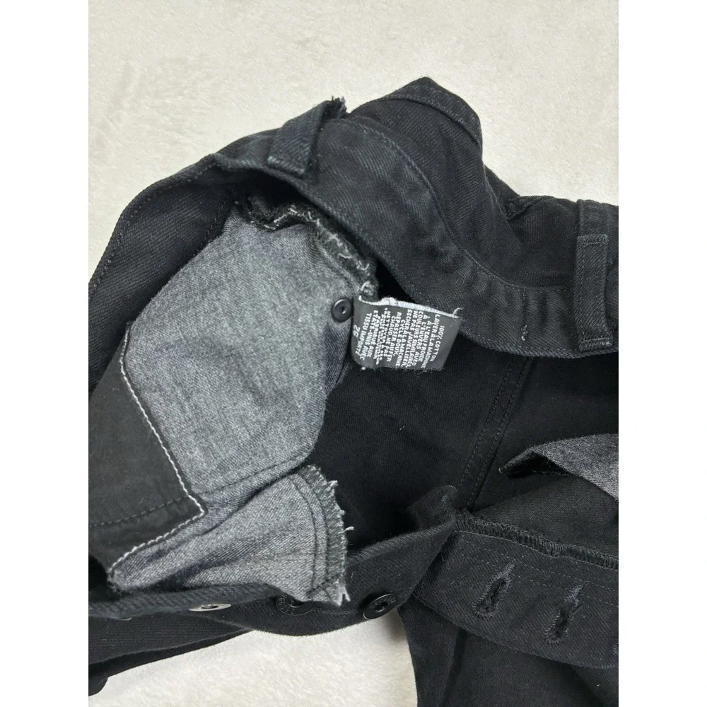 Nili Lotan || Archer Jeans High Waist Straight Taper in Black Size 26